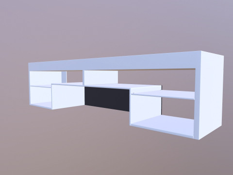 Meuble TV Modèle 3D