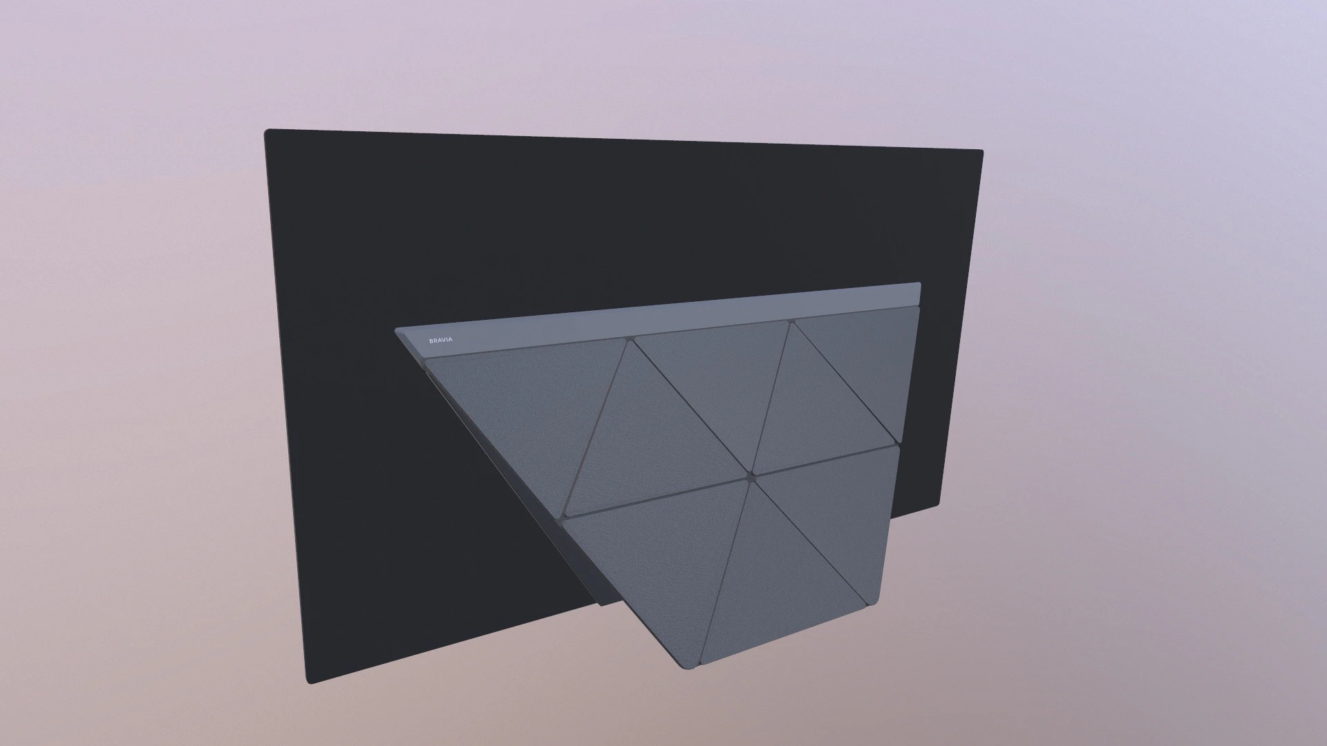 BRAVIA LED 3D Model .c4d .max .obj .3ds .fbx .stl .blend 