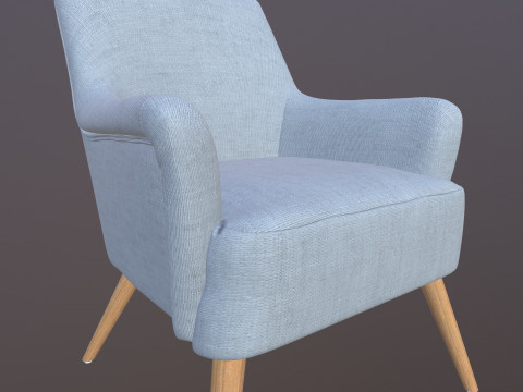 アームチェア 3Dモデル