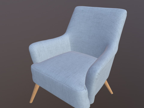アームチェア 3Dモデル
