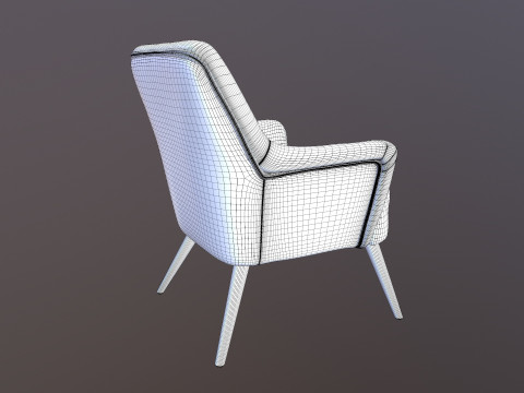 アームチェア 3Dモデル