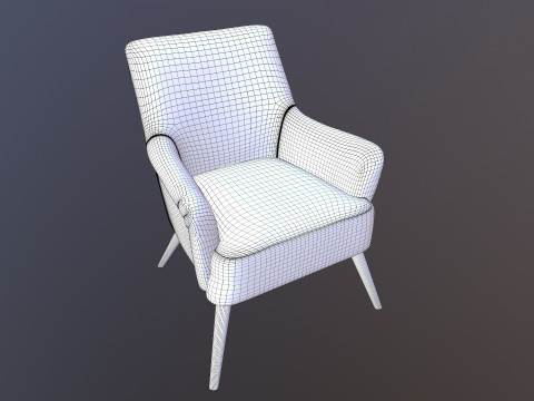 アームチェア 3Dモデル