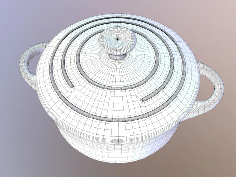 Кулінарний горщик 3D Модель