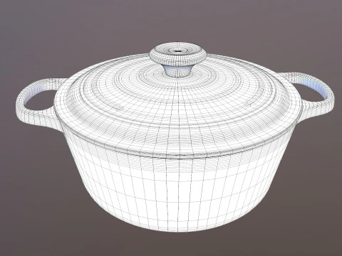 Кулінарний горщик 3D Модель