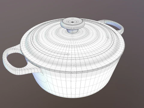 Кулінарний горщик 3D Модель