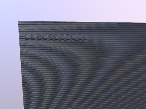 LEDモニター 3Dモデル