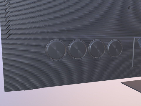 LEDモニター 3Dモデル