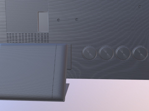 LEDモニター 3Dモデル