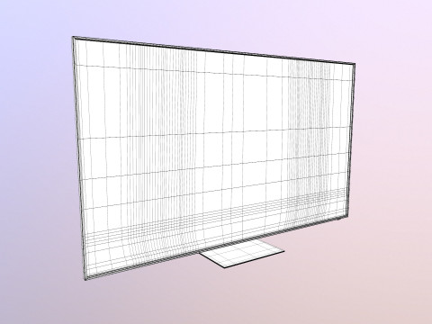 LEDモニター 3Dモデル