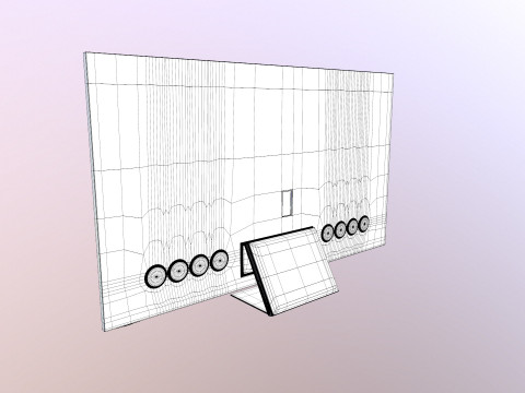 LEDモニター 3Dモデル