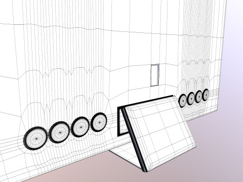 LEDモニター 3Dモデル