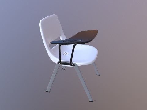Silla de aula Modelo 3D