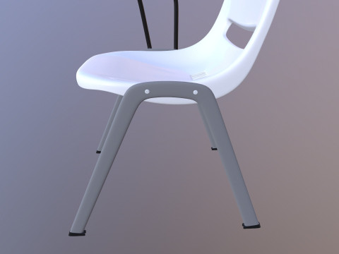 Chaise de classe Modèle 3D