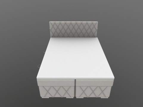 महाद्वीपीय बिस्तर एले 3D मॉडल