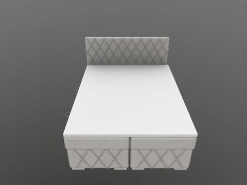 महाद्वीपीय बिस्तर एले 3D मॉडल