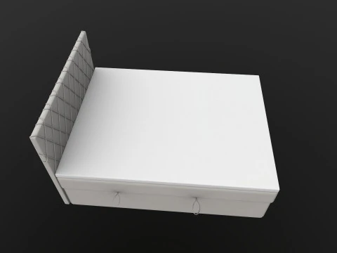 Continental bed Elle 3D Model