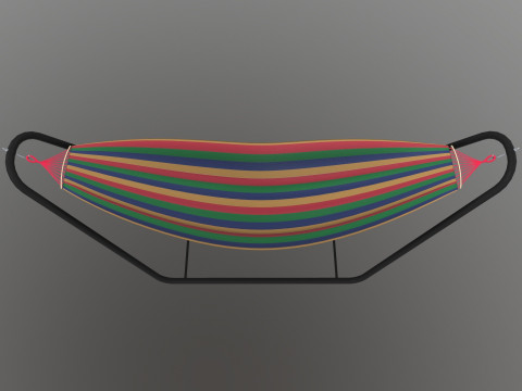 Hammock with Stand 3D Model