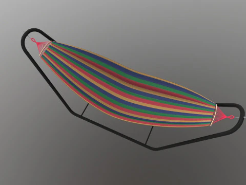 Hammock with Stand 3D Model