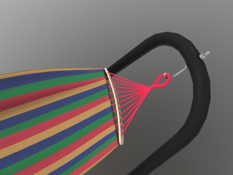 Hammock with Stand 3D Model