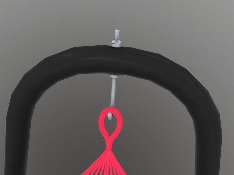 Hammock with Stand 3D Model