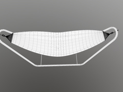 Hammock with Stand 3D Model