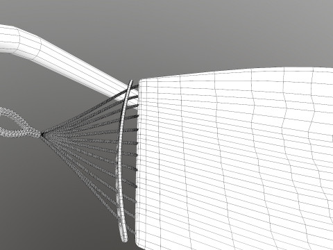 Hammock with Stand 3D Model