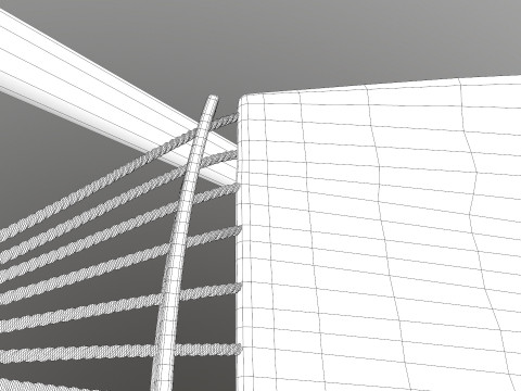 Hammock with Stand 3D Model