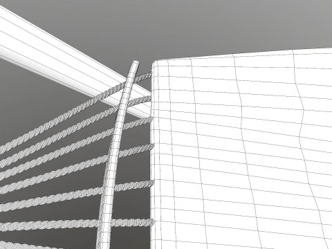 Hammock with Stand 3D Model