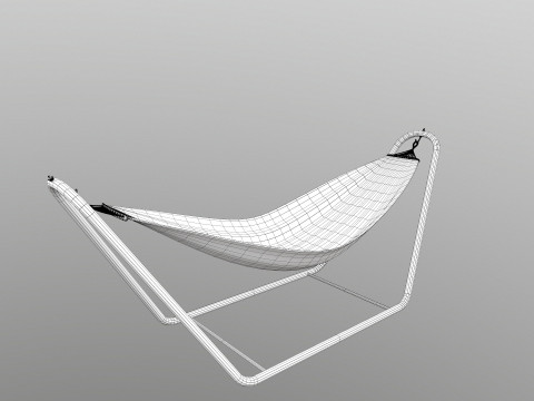 Hammock with Stand 3D Model