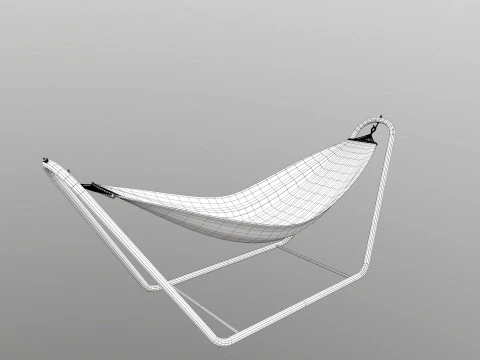 Hammock with Stand 3D Model