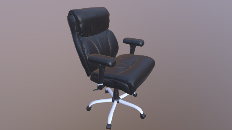 Office Chair 3D Model .c4d .max .obj .3ds .fbx .stl .blend 