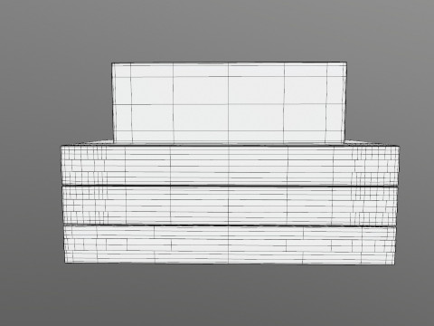 Canap&eacute; et lit Modèle 3D