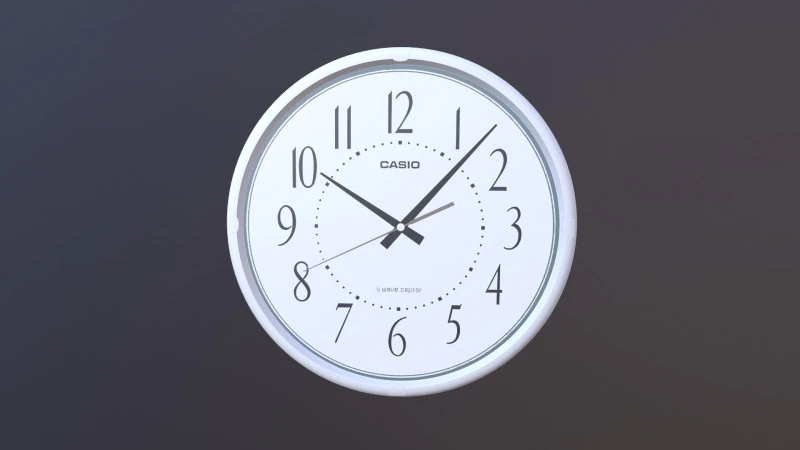Годинник 3D Модель .c4d .max .obj .3ds .fbx .stl .blend
