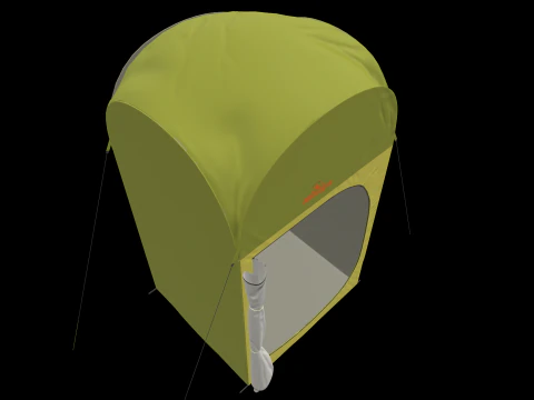 Namiot w kształcie kostki Model 3D