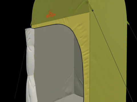 Namiot w kształcie kostki Model 3D