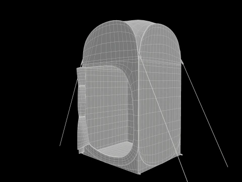 Namiot w kształcie kostki Model 3D