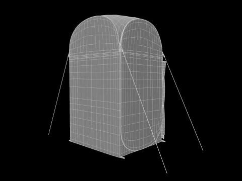 Namiot w kształcie kostki Model 3D