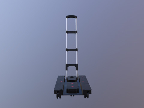 Folding Cart Dolly 3D Model