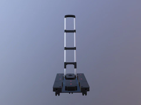 Klappbarer Wagenwagen 3D Modell