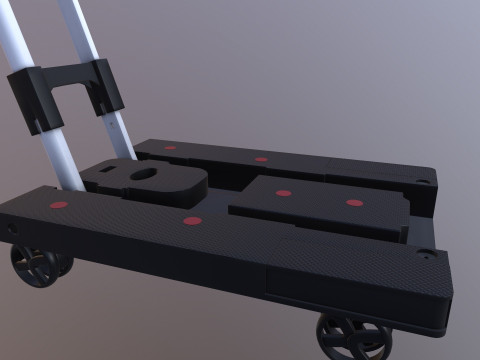 Folding Cart Dolly 3D Model