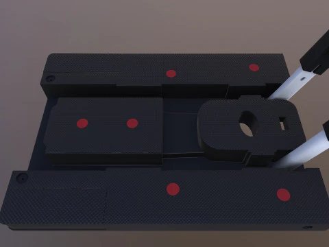 Klappbarer Wagenwagen 3D Modell