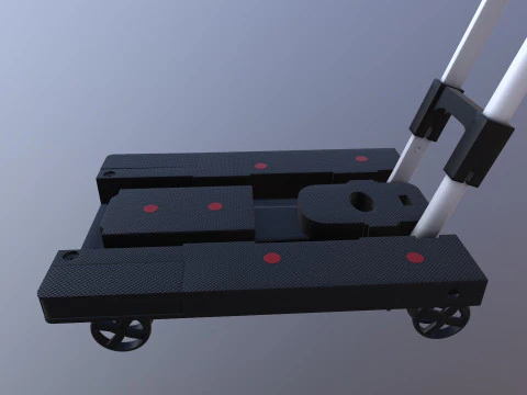 Klappbarer Wagenwagen 3D Modell