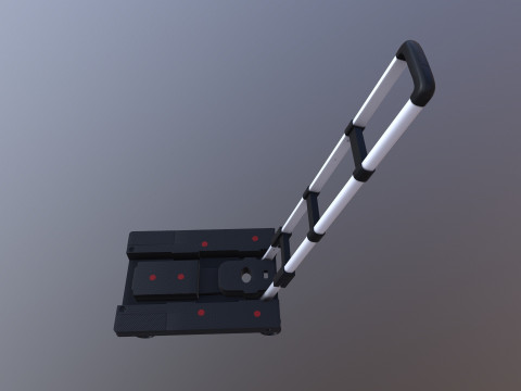 Folding Cart Dolly 3D Model