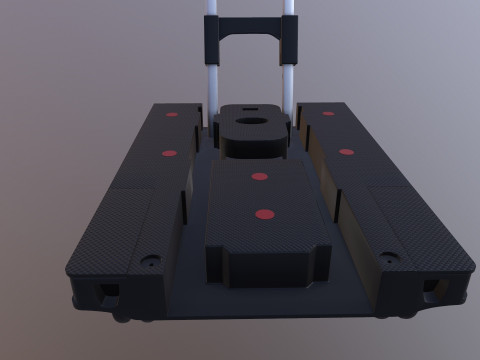 Folding Cart Dolly 3D Model