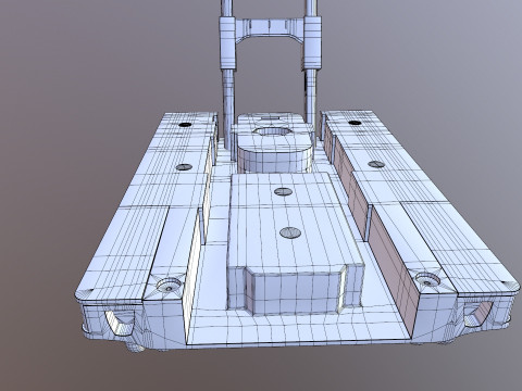 Folding Cart Dolly 3D Model