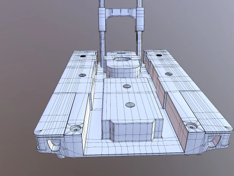 Klappbarer Wagenwagen 3D Modell