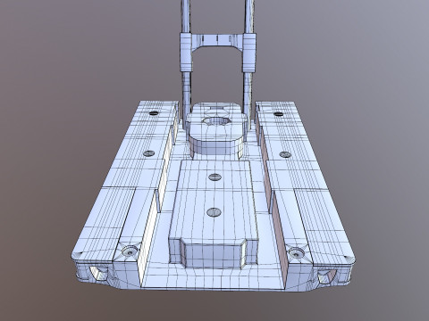 Folding Cart Dolly 3D Model