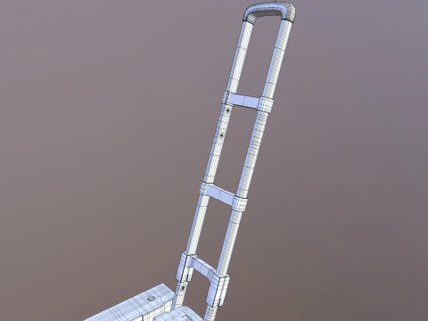 Klappbarer Wagenwagen 3D Modell