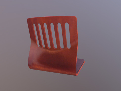 Japanese Seat Chair 3D Model