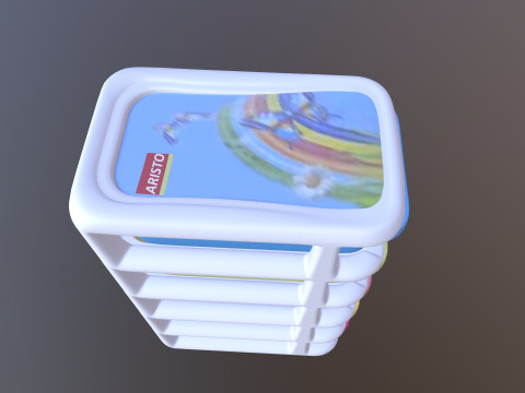 Tiroir de bureau organisateur en plastique Modèle 3D